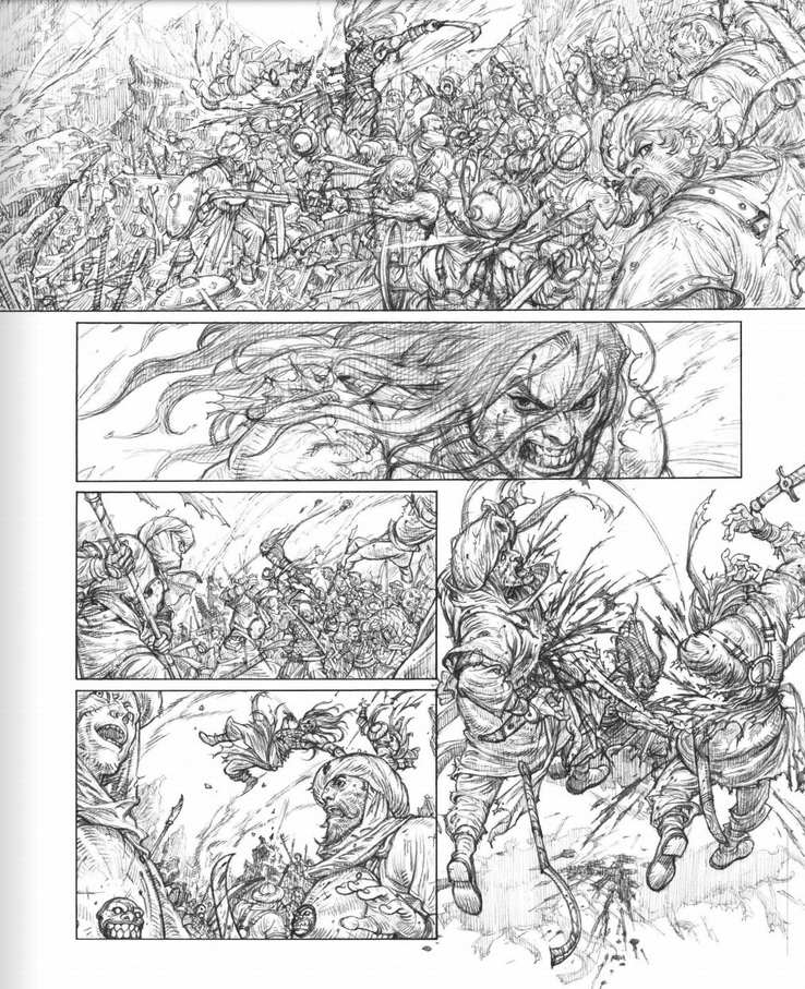 CONAN LE CIMMERIEN - LE PEUPLE DU CERCLE NOIR N&B - EDITION SPECIALE N&B bdLiège