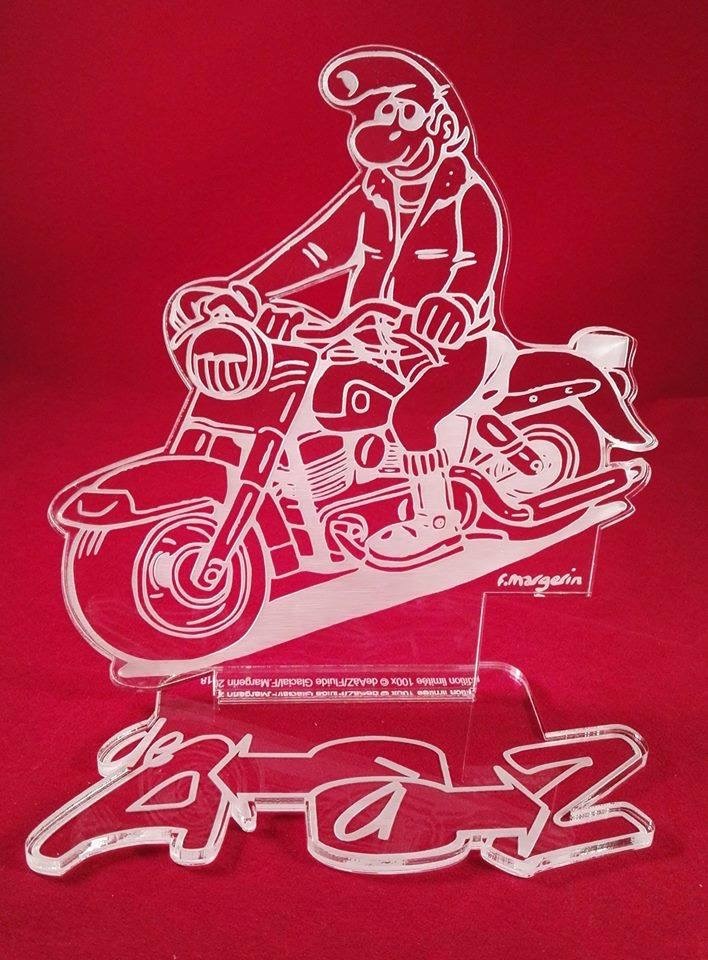 Plaque plexi - Lucien en Harley