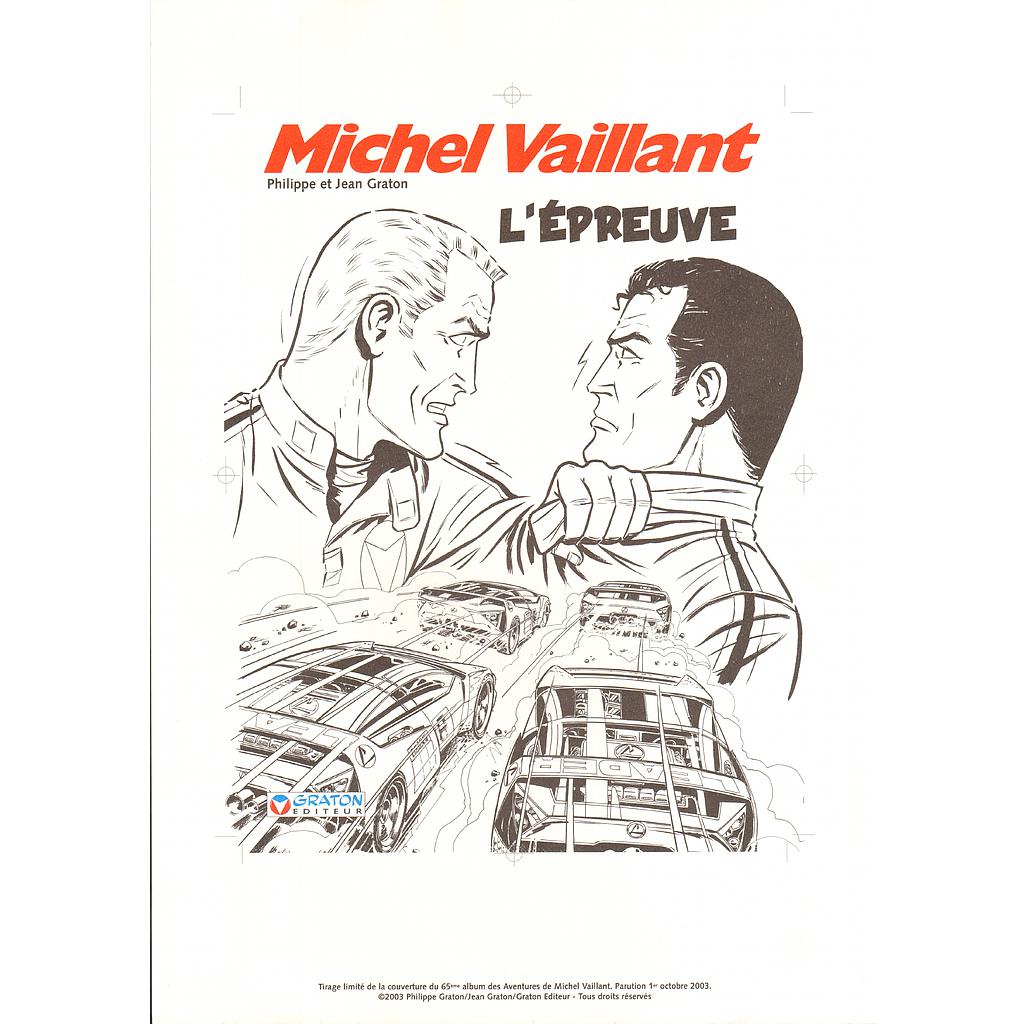 Michel Vaillant Ex Libris - L'épreuve