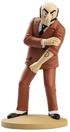 Figurine résine Tintin - #009 - Rastapopoulos au tatouage
