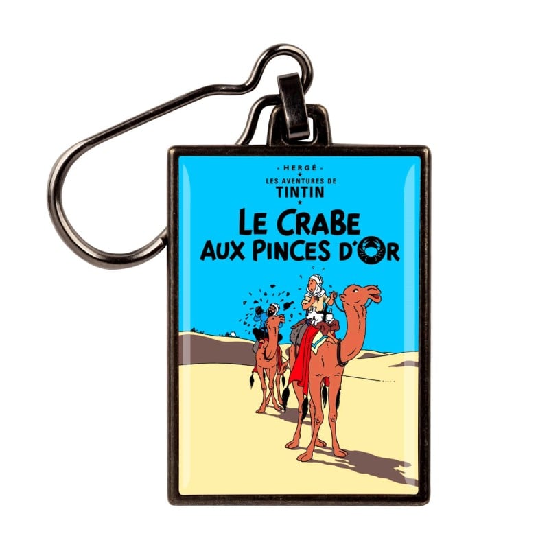 Tintin Porte-clé métal - Couverture T09 Le crabe aux pinces d'or couleurs