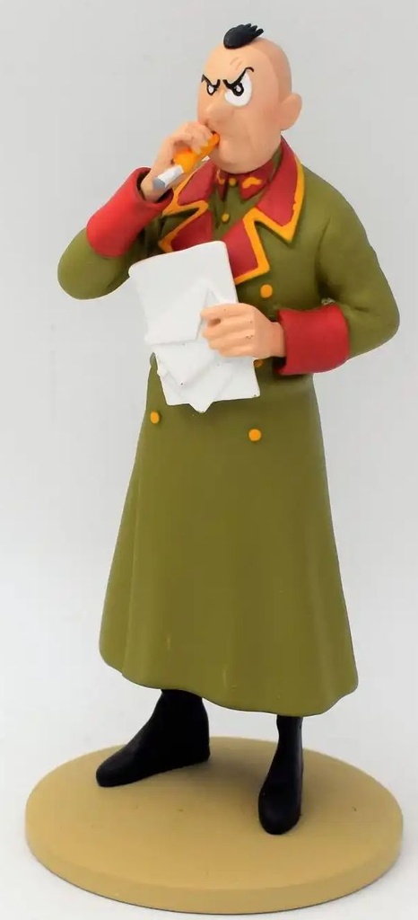 Figurine résine Tintin - #037 - Le colonel Sponz contrarié