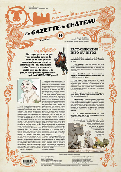 Le Château des animaux - La Gazette du chateau - T14