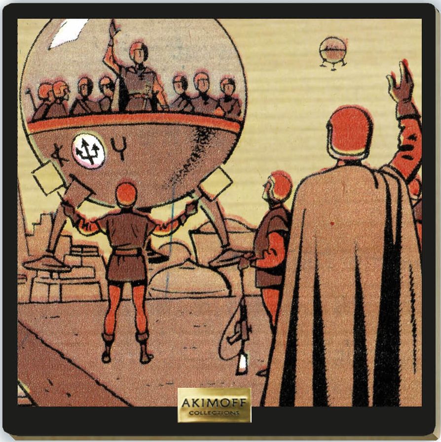 Tableau en bois Blake & Mortimer - T07 L'énigme de l'Atlantide - Le Sphéros