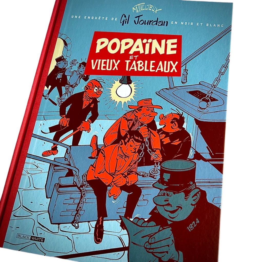 Gil Jourdan - TL N/B T02 - Popaïne et vieux tableau (Black & White)