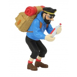 Figurine PVC Tintin - Haddock découvre la bouteille vide