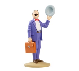 Figurine résine Tintin - #011 - Anc série - Séraphin Lampion tire son chapeau