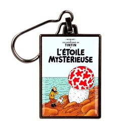 Tintin Porte-clé métal - Couverture T10 L'étoile mystérieuse