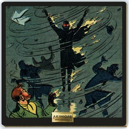 Tableau en bois Blake & Mortimer - T06 La marque jaune - Une bourrasque s'élève